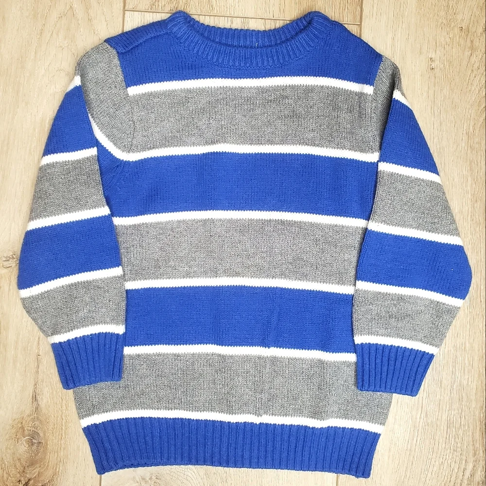 30) THE PLACE Cotton Knit Stripped Sweater Sz. 4T